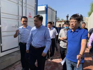 河北省生态环境厅厅长高建民组织参观考察爱体育在线登录-爱体育（中国）污水分散源治理项目运行情况